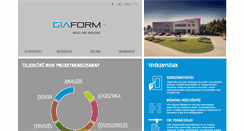 Desktop Screenshot of giaform.hu