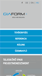Mobile Screenshot of giaform.hu